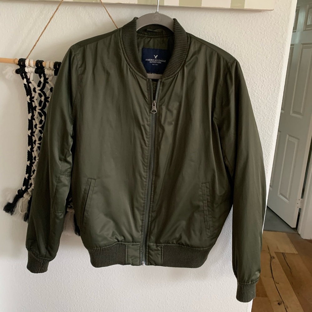 American eagle bomber jacket